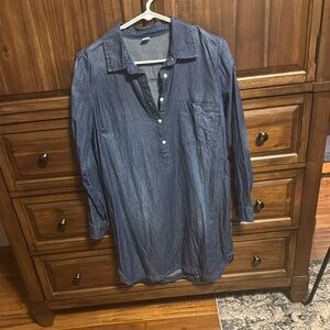 Old Navy Blue Mini Dress Casual Style